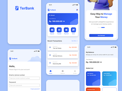 Digital Bank App Design Concept