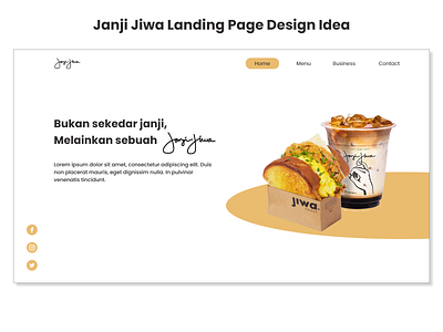 Janji Jiwa Landing Page Design web