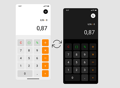 Calculator calculator design ui ui dessign