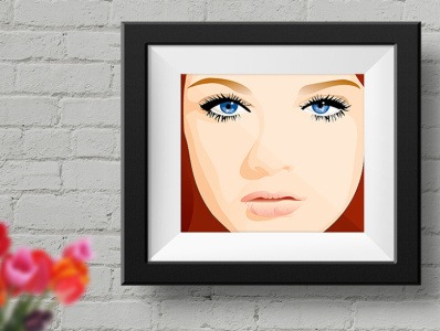 Vector illustration of a woman’s face girl illustration illustration vector vector art vector illustration woman face woman illustration