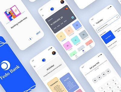 Banking App app design minimal ui ux