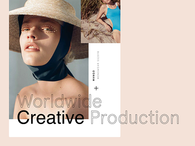 The Production Factory clean creative production editorial gallery horiztonal minimal photography ui