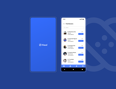 Healthcare design figma mobile ui ux