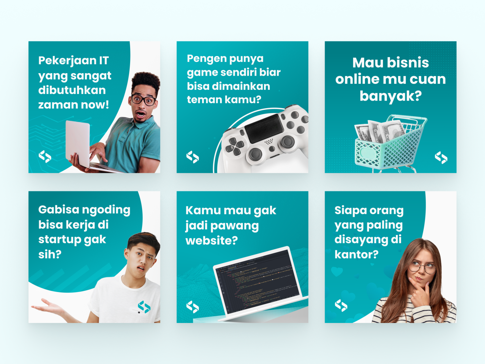 Coding Studio Ads Design Campaign by Eric Angelo on Dribbble