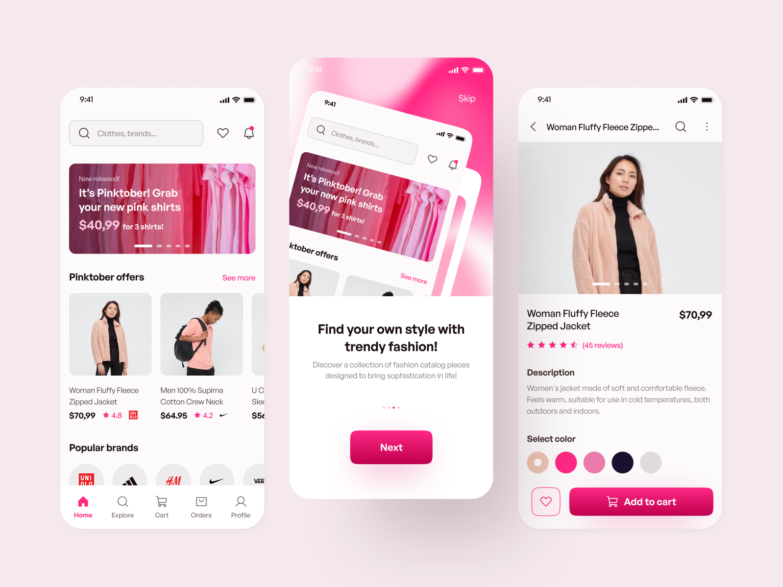 Fashion Store Mobile App by Eric Angelo on Dribbble
