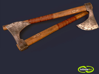 Axe 3d 3d art defense game game art graphic design