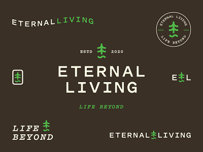 Eternal Living 2 branding icon iconography logo typography vector