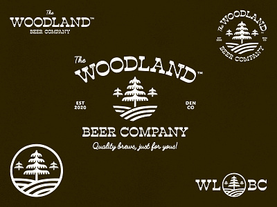 The Woodland Beer Company - Logo Variations