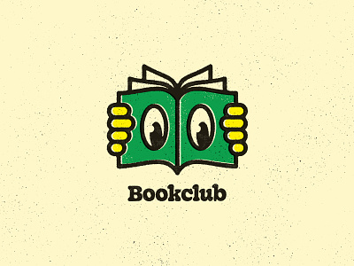 Bookclub Icon book design icon iconography illustration reading typography vector