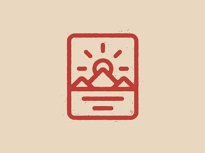 Mountain Sun 1 icon iconography illustration logo vector