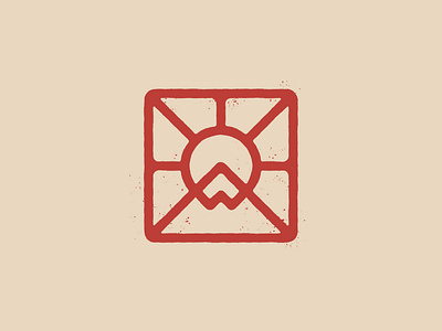 Mountain Sun 2 icon iconography illustration logo vector