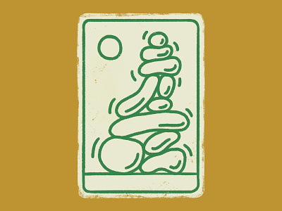 Cairn Illustration cairn icon iconography illustration rocks
