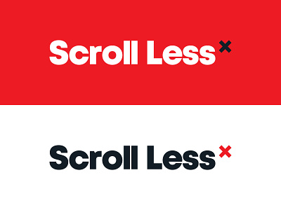 Scroll Less Logo icon logo logodesign logotype typography vector