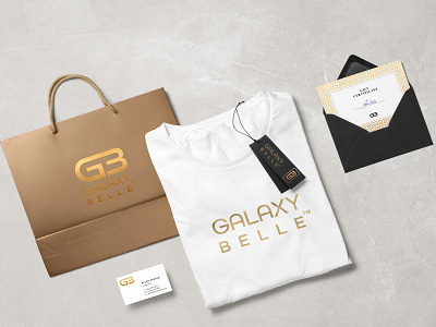 Galaxy Belle Logo Design behance project branding branding identity business logo design dribble shot find work gb graphic design illustration lettergb logo logo deisgn modern logo professional logo design ui