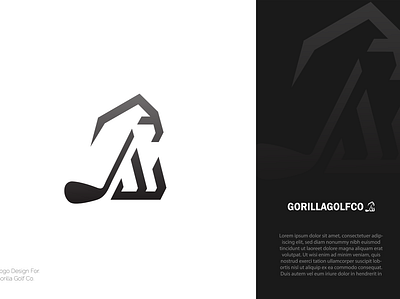 Gorilla Golf CO. Logo Design abstract logo behance project branding business logo dribble shot find work golf golf logo gorilla gorilla golf gorilla logo graphic design illustration logo logo design sports logo vector