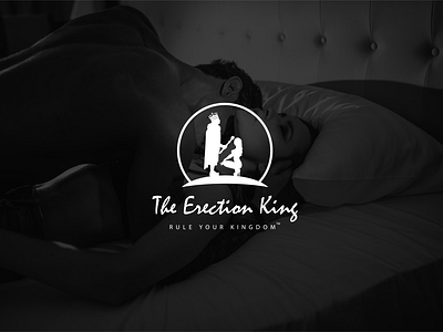 The Erection King Logo Design 18 abstract logo adult logo behance project branding business logo design dribble shot erection logo exotic logo find work graphic design illustration king logo king with sword logo logo design ui vector