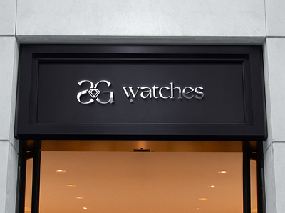 S&G watches - Logo Mockup behance project branding cosmetics logo design dribble shot find work graphic design illustration jewellery store logo logo logo mockup luxury logo store logo ui vector