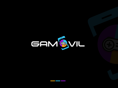 Gamovil - Logo Design behance project branding design dribble shot find work gaming gaming logo graphic design graphics design illustration logo logo design logo 2022 modern logo ui vector