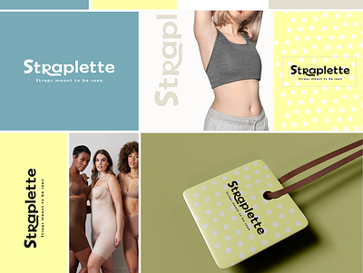Straplette - Logo Design behance project branding design dribble shot fashion graphic design illustration ladieswear logo typo ui ux vector womenwear
