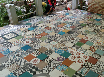 Encaustic cement tile from https://cementtile.vn art tile cement tile cement tiles encaustic tiles handmade handmade tile