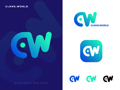 For SALE / Clans World - Logo Design for Gaming Platform brandidentity branding branding agency design icon logo logoconcept logodesign logotype vector