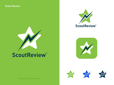 For SALE / Scout Review - Logo Design concept brandidentity branding branding agency icon logo logoconcept logodesign logotype vector