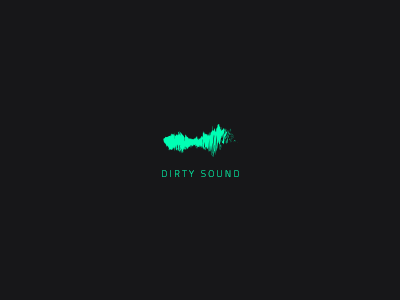 Proposal Logo Concept for Dirty Sound brand branding design dirty dj id logo logofolio music sound studio