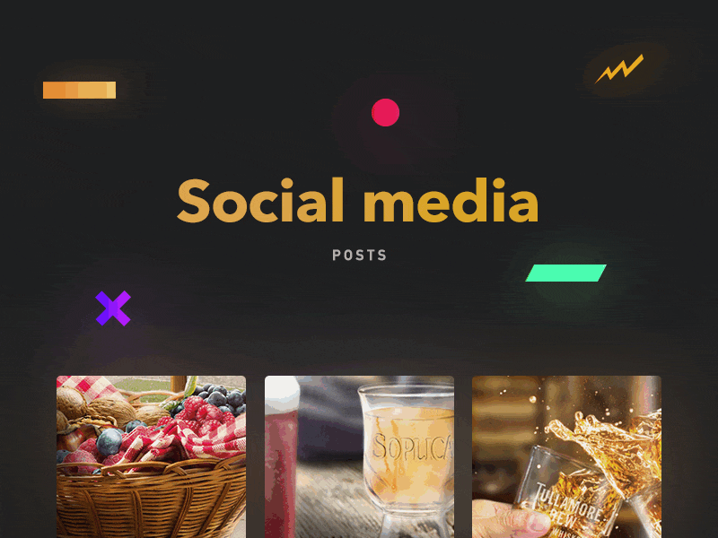 Social media posts agency corona gif media michelin photomanipulation social social media soplica tullamore dew