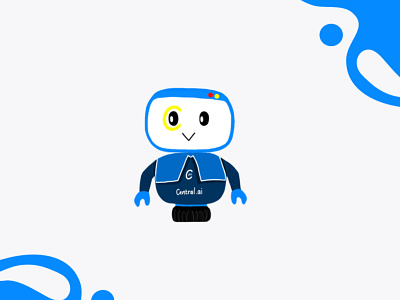 Central AI Maskot app design logo ui