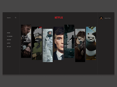 Netflix Landing Page Redesign branding figma netflix redesign ui