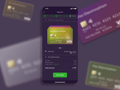 Credit/Debit Card Checkout Page : Daily UI 002