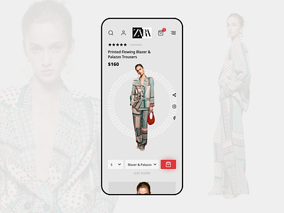 ZARA App Redesign app color design figma ui