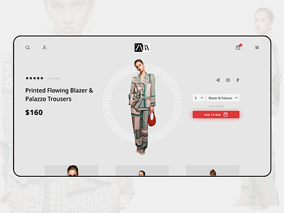 ZARA's Website Redesign design figma ui website
