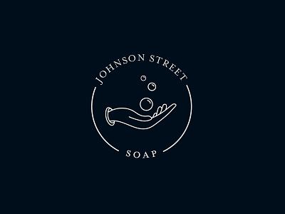Johnson Street Soap Logo branding design icon logo