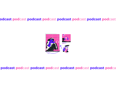 illustrations for "PoDCast"