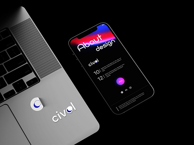 civol app branding design