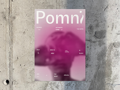 POMNI branding design graphic design