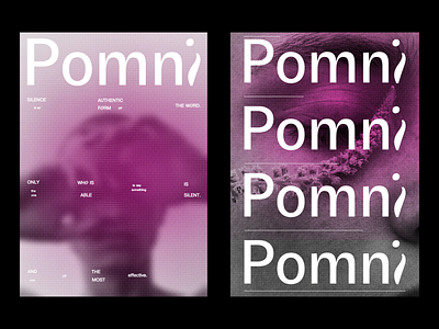 POMNI branding design graphic design