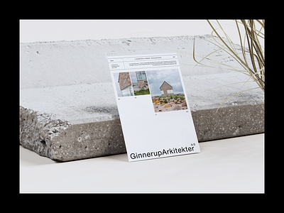 CONCEPT FOR GinnerupArkitekter branding design