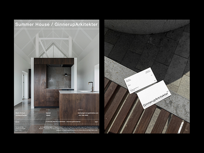 CONCEPT FOR GinnerupArkitekter branding design graphic design ux