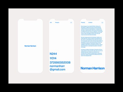 NORMAN HARRISON design typography ui ux