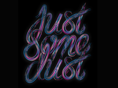 Just some dust typography