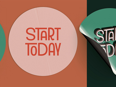 Start today stickers