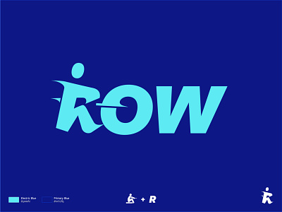 Indoor rowing logo branding branding concept fitness logo logo design rowing sports vector