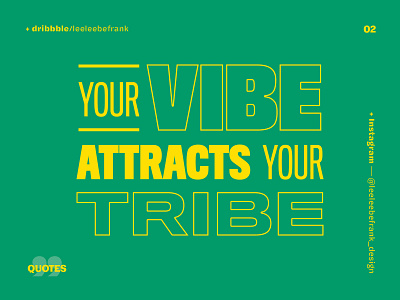 Word series 2/99 attract bold design a day green punchy quote quote design quotes saying sayings tribe typography typography art typography design uppercase vibe yellows