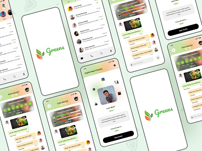 Greens Mobile App Design