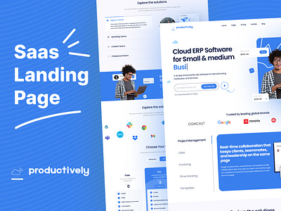 Saas Web Design for Productively