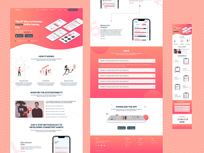 Website Design For Habit Ally