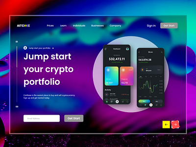 Crypto Home UI 2