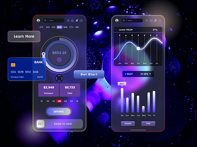 Crypto Currency App UI Design